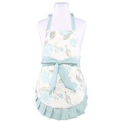 NEOVIVA Cotton Toddler Kitchen Apron with Pocket for Kid Girls, Lining Applied, Style Kathy