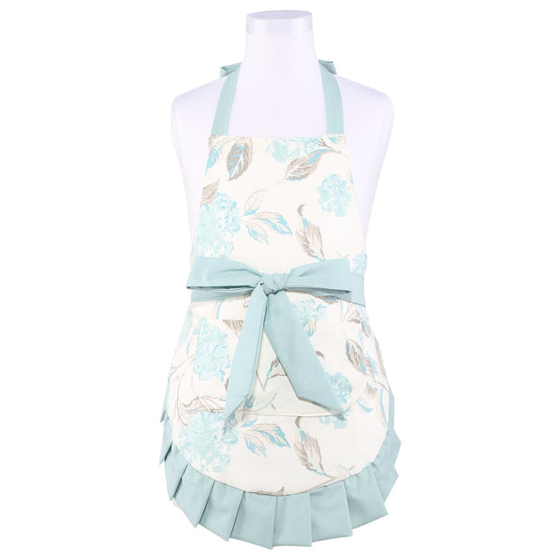 NEOVIVA Cotton Toddler Kitchen Apron with Pocket for Kid Girls, Lining Applied, Style Kathy