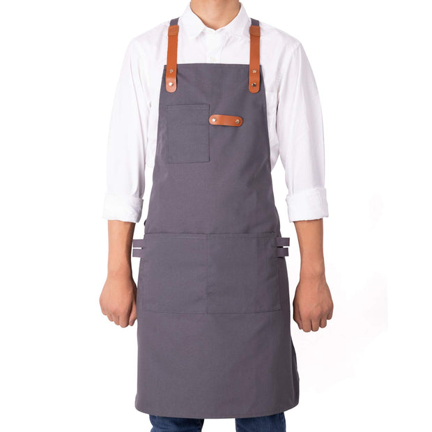 NEOVIVA Stylish Tool Apron for Chef Women Men with Pockets, Funny Work Apron