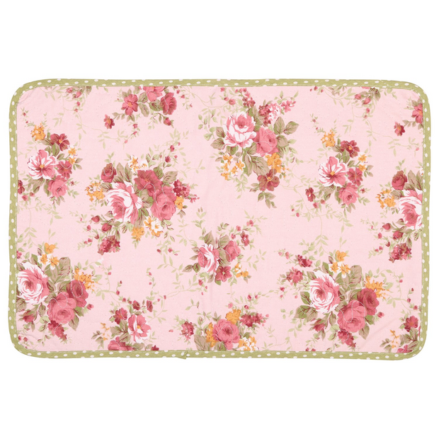 NEOVIVA Quilted Denim Placemats for Kitchen Table, Set of 4