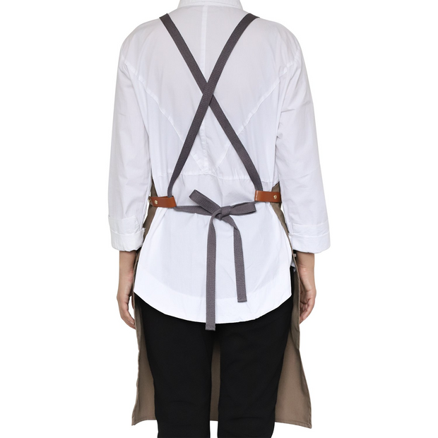 NEOVIVA Stylish Tool Apron for Chef Women Men with Pockets, Funny Work Apron