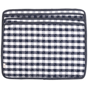 NEOVIVA Quilted Denim Placemats for Kitchen Table, Set of 4