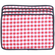 NEOVIVA Quilted Denim Placemats for Kitchen Table, Set of 4