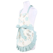 NEOVIVA Cotton Toddler Kitchen Apron with Pocket for Kid Girls, Lining Applied, Style Kathy