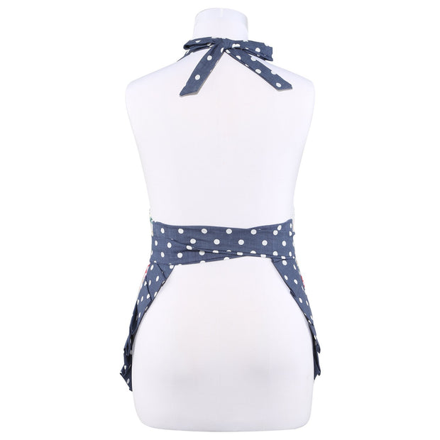NEOVIVA Cotton Toddler Kitchen Apron with Pocket for Kid Girls, Lining Applied, Style Kathy