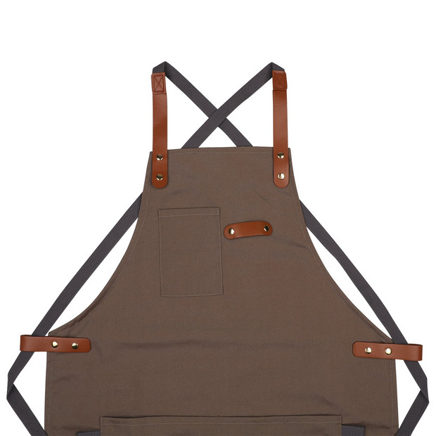NEOVIVA Stylish Tool Apron for Chef Women Men with Pockets, Funny Work Apron