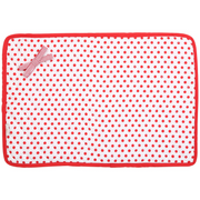 NEOVIVA Quilted Denim Placemats for Kitchen Table, Set of 4