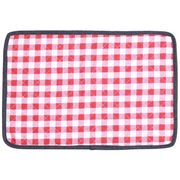 NEOVIVA Quilted Denim Placemats for Kitchen Table, Set of 4