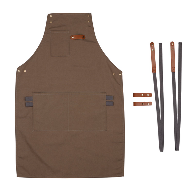 NEOVIVA Stylish Tool Apron for Chef Women Men with Pockets, Funny Work Apron
