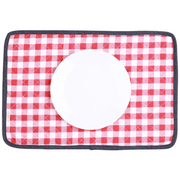 NEOVIVA Quilted Denim Placemats for Kitchen Table, Set of 4