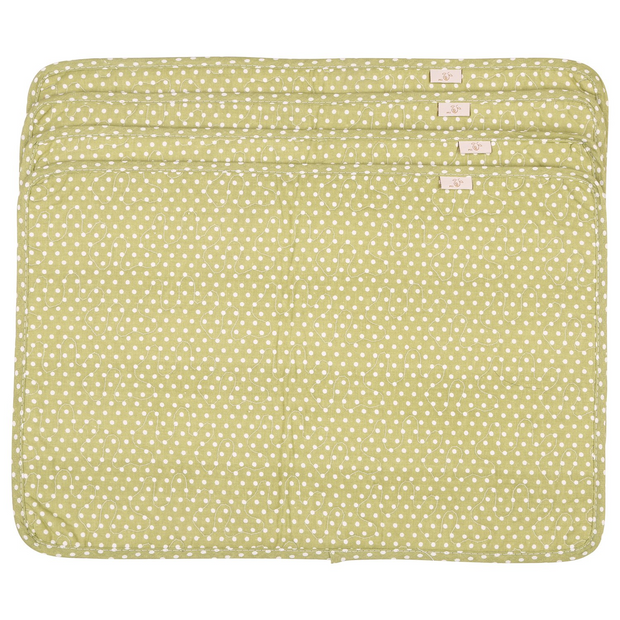 NEOVIVA Quilted Denim Placemats for Kitchen Table, Set of 4