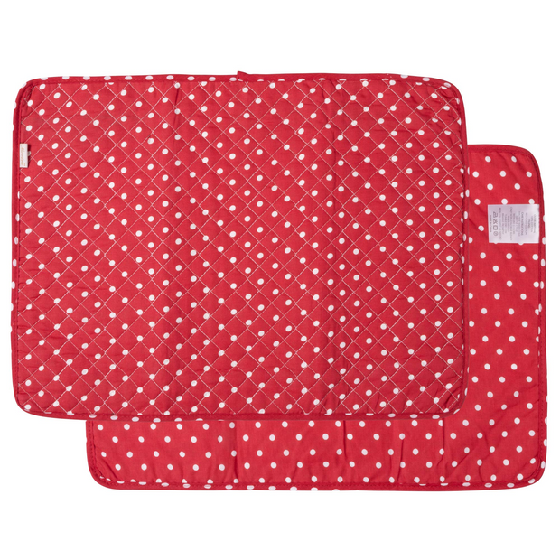 NEOVIVA Quilted Denim Placemats for Kitchen Table, Set of 4