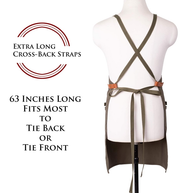 NEOVIVA Stylish Tool Apron for Chef Women Men with Pockets, Funny Work Apron
