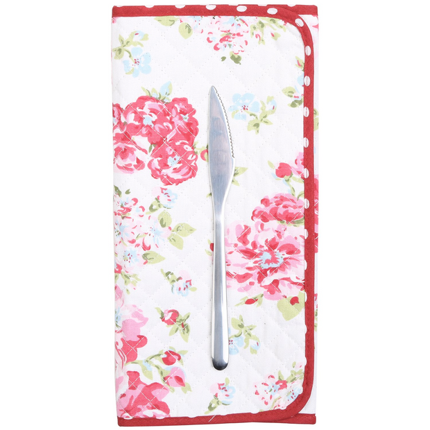 NEOVIVA Quilted Denim Placemats for Kitchen Table, Set of 4