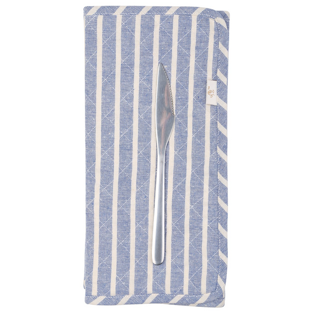 NEOVIVA Quilted Denim Placemats for Kitchen Table, Set of 4