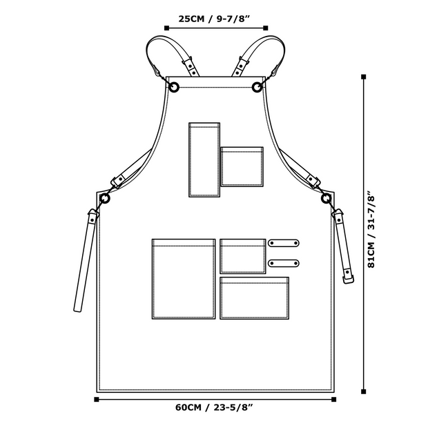 NEOVIVA Stylish Denim Apron for Chef Women Men with Multi-Purpose Tool Pockets, Professional Grilling BBQ Aprons